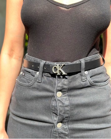 Pásek dámský Calvin Klein kožený